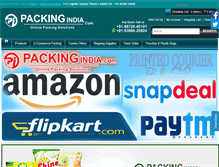Tablet Screenshot of packingindia.com